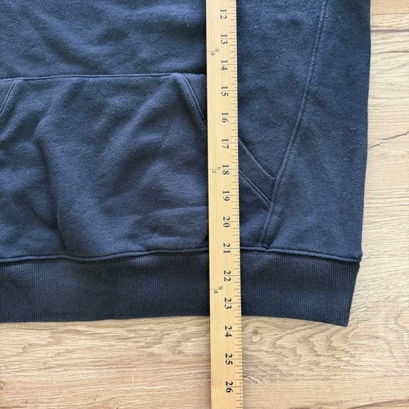 Vanderbilt Champion Hoodie Black Embroidered Sweatshirt Sz Large Drawstring - Picture 6 of 7